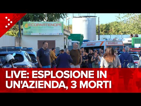 LIVE Esplosione in un'azienda a Marcianise (Caserta), 3 morti. In azione i soccorsi: diretta video