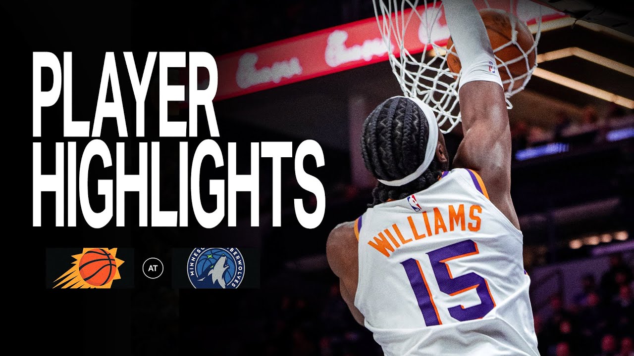 Mark Williams Leads Phoenix Suns With 22 Points in Road Win vs. the Minnesota Timberwolves