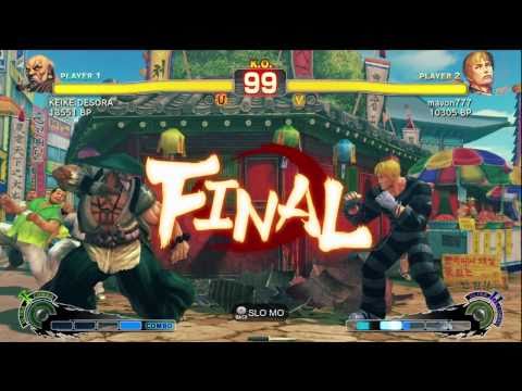 Desora [Gouken] vs mavon777 [Cody] SSF4 Japanese Online Ranked Matches - Xbox Live