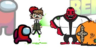 Mini Crewmate Kills ben10 carntrix Characters - Part.2 | Among Us