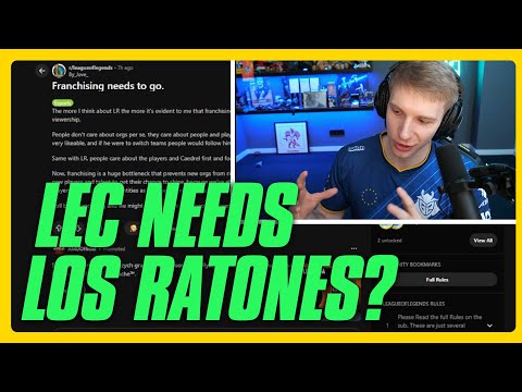 Jankos Honest Thoughts On LEC Franchising and Los Ratones
