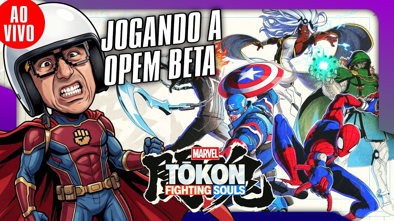 🎮🚨AO VIVO - JOGANDO A OPEN BETA Marvel Tokon: Fighting Souls NO PS5 PRO #marveltokonfightingsouls