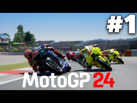 MOTOGP 24 Career Mode PS5 Gameplay Walkthrough Part 1 - DEBUT