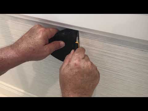 How To Do a “Hairline” Double Cut on String Wallpaper - Spencer Colgan