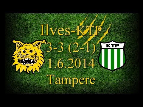Ilves-KTP 3-3 (2-1) Ykkönen 1.6.2014 Tammelan stadion tilannekooste