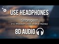 Ina Wroldsen Strongest Alan Walker Remix 8D AUDIO