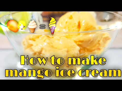 How to make mango ice cream 🥭🍦/ Jhat pat cooking with noshi/