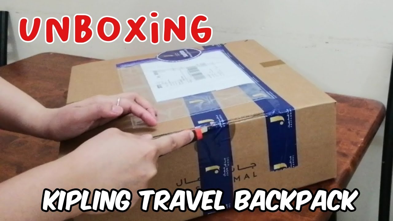 UNBOXING KIPLING TRAVEL BACKPACK
