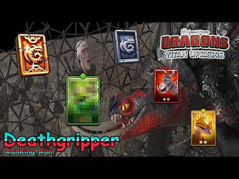 Dragons: Titan Uprising / BP 8400+ / Deathgripper Ranking Run / Full Battle / BP 8400+ / (HTTYD)