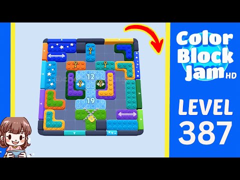 Color Block Jam Level 387 Solution Walkthrough