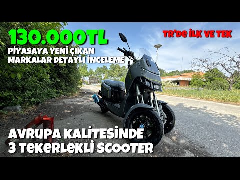 Avrupa Kalitesinde 3 Tekerlekli Scooter ! | Dofern Shark Detaylı İnceleme TR’de İlk ve Tek