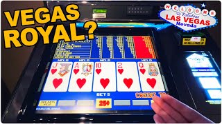 What would YOU do? Flush vs 4 to a Royal Flush. 7/5 DDB Luxor Hotel & Casino Las Vegas
