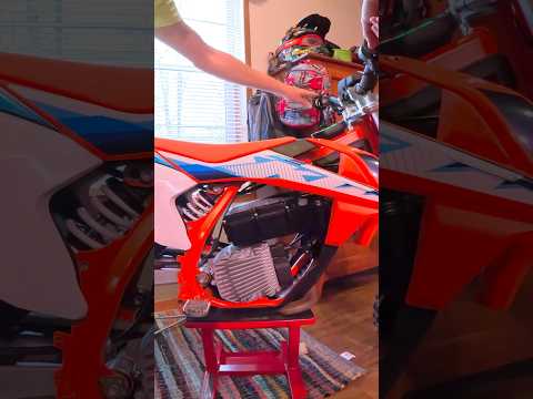 Stand testing E3 #ktm #dirtbike #topspeed