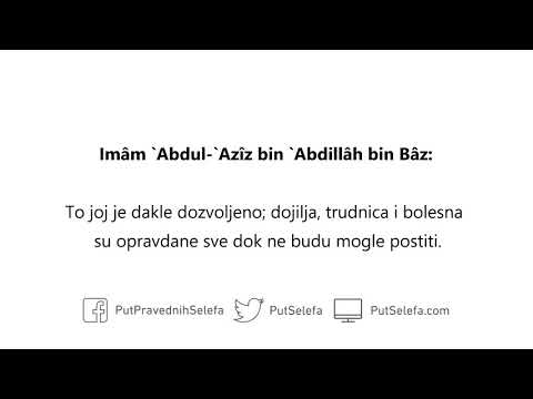 Šta je dužna učiniti žena koja propusti dva Ramadhâna uzastopno zbog poroda i dojenja?