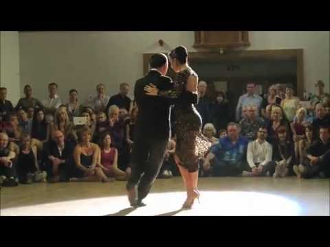  Miguel Angel Zotto  and  Daiana Guspero  are  dancing  at  England International Tango Festival  in  2016