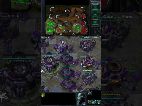 This New Map is Insane For Terran Engagements #rts #terran  #starcraft2