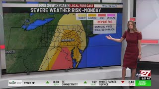 Summer's Sunday Evening Forecast