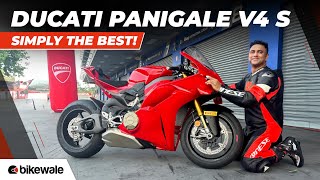 Ducati Panigale V4 S - Track review I An absolute treat to ride I BikeWale test