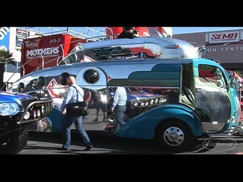 Decoliner Air Stream Camper & Interview with Builder Randy Grubb at SEMA from Eastwood