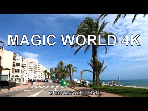 Oropesa del Mar - Magic World Resort Marina D'Or 2025 verano en directo hoy ahora 4K Viaje en Coche