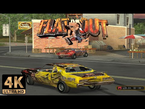 FlatOut | Whattahoo Wham (Whattahoo Town) | PC Gameplay 4K