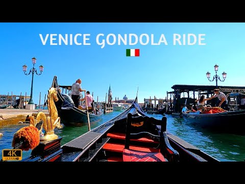 Venice Gondola Ride [4K]