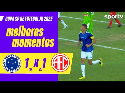 Gols e lances de Cruzeiro x América - RJ