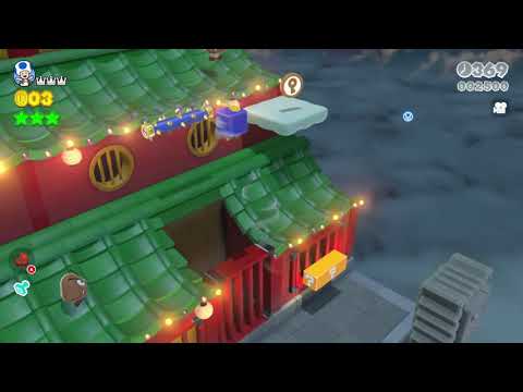 Super Mario 3D World (Switch) 6-3 Speedrun - Time: 36 (Former WR)