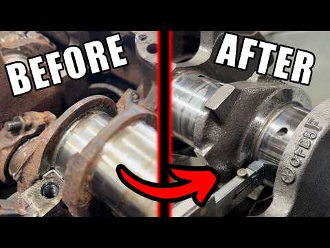 Saving A RUSTY Junk Crankshaft... We ALMOST Messed Up!