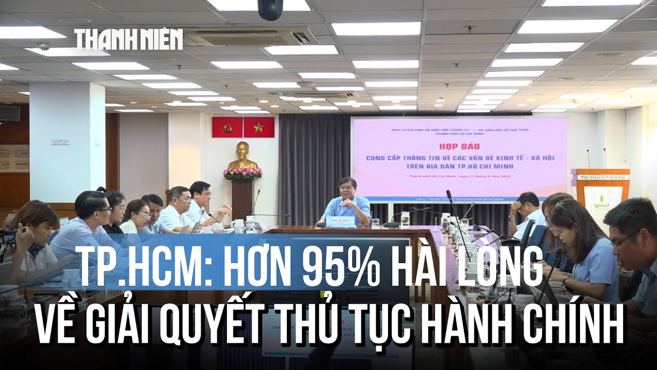 Hơn 95% người dân TP.HCM hài lòng về giải quyết thủ tục hành chính