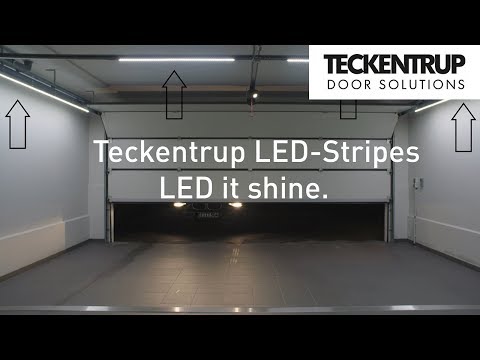 Teckentrup LED Garagenbeleuchtung - Vorher Nachher