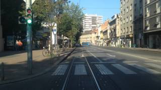 preview picture of video 'ZET ZAGREB TRAM - Linie 4: Dubec - Savski most'