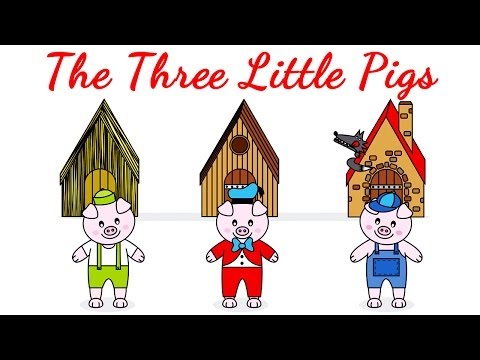 The Three Little Pigs and the Wolf - Fairy Tales - Full Story - Story Time - Baby Bedtime
