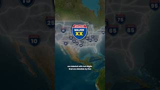 How the interstate highways are numbered #geography #usa #highway #interstate