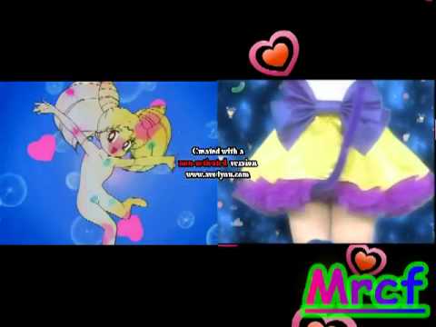 Moon/Luna prism power (anime - live action comparison)