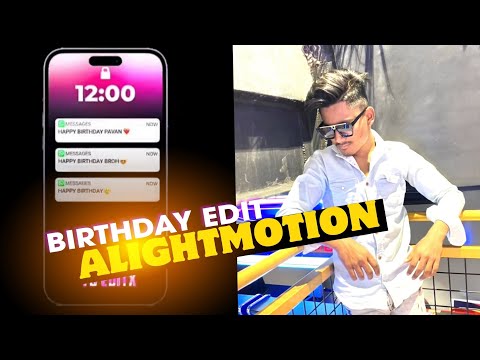 CHEQUES - BIRTHDAY EDIT -8 .Alightmotion edits. Free preset xml .