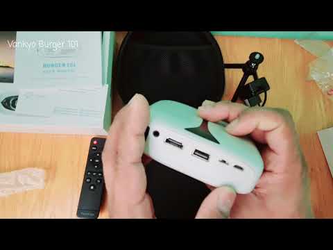 VANKYO | Burger | mini portable | 3D Projector Quick Unboxing....
