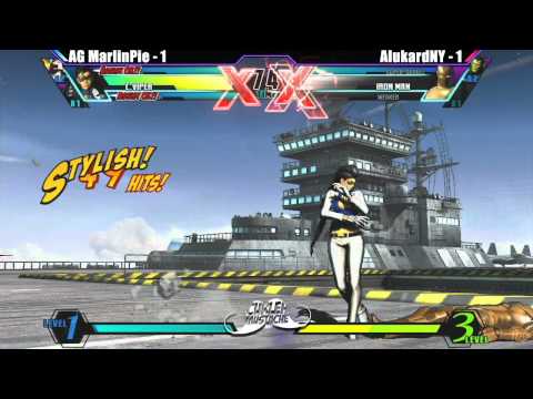 UMVC3 AG MarlinPie vs AlukardNY - Curleh Mustache 2 Exhibition