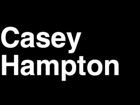 How to Pronounce Casey Hampton Pittsburgh Steelers NFL Football Touchdown TD Tackle Hit Yard Run