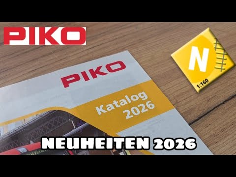 PIKO N Gauge 1/160 New Products 2026 - TOFT 2026 - Locomotives, Wagons, Electronics