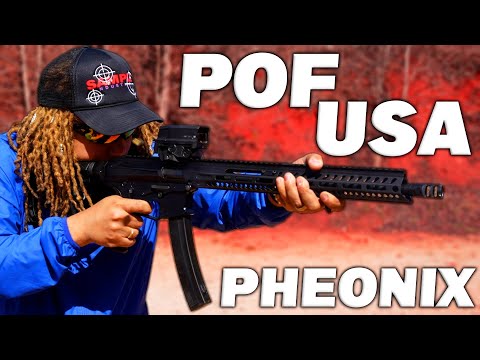 PCCs Are The WAY ! POF USA Phoenix 9MM Pistol Caliber Carbine FIRST SHOTS