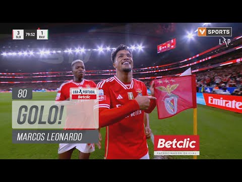 Golo Marcos Leonardo: Benfica (3)-1 Rio Ave (Liga 23/24 #17)