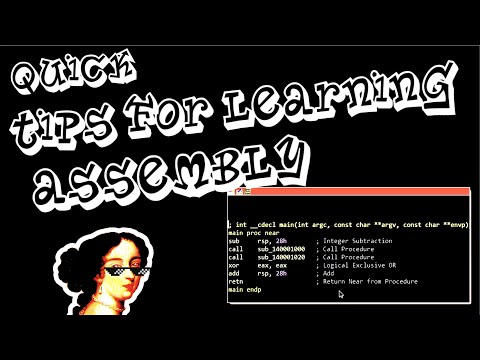 Quick Tips For Learning Assembly and Reverse Engineering at The Same Time