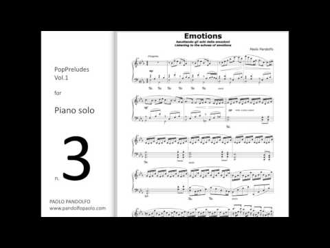 PopPreludes vol.1 n.3 Piano Solo PAOLO PANDOLFO