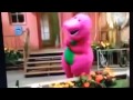 Barney Comes To Life A Sunny Snowy Day
