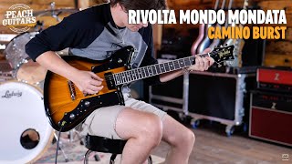 Video thumbnail for No Talking...Just Tones | Rivolta Mondo Mondata Camino Burst w/Gigbag by Peach Guitars