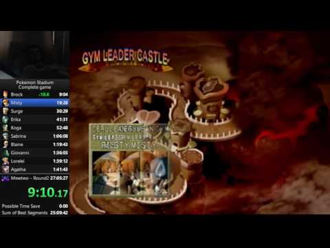 Pokemon Stadium 1 - Complete the Game Speedrun in 20:09:49