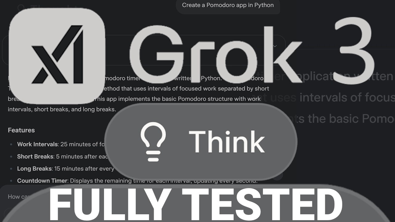 Grok 3 and Grok 3 THINK Fully Tested