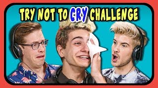 YouTubers React To Try Not To Cry Challenge #3