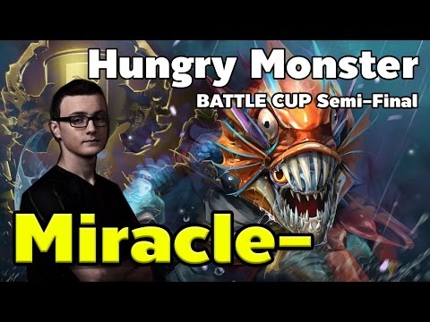 The Hungry Monster! Slark by Miracle- In Battle Cup Semi-Final